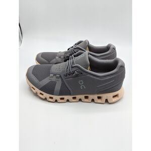 On Women's Cloud 5 Sneakers, Zinc/Shell, 6 Medium US